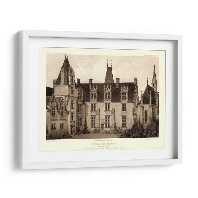 Petite Sepia Chateaux I - Victor Petit | Cuadro decorativo de Canvas Lab