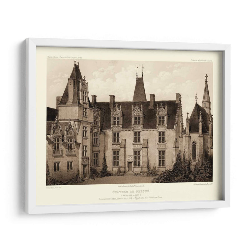 Petite Sepia Chateaux I - Victor Petit | Cuadro decorativo de Canvas Lab