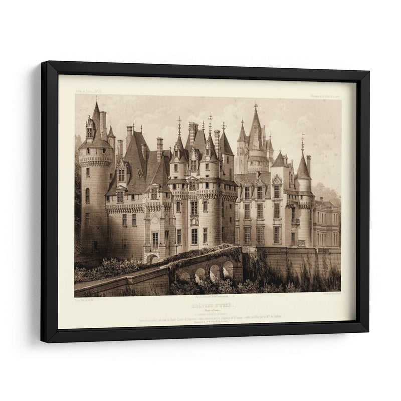 Petite Sepia II Chateaux - Victor Petit | Cuadro decorativo de Canvas Lab