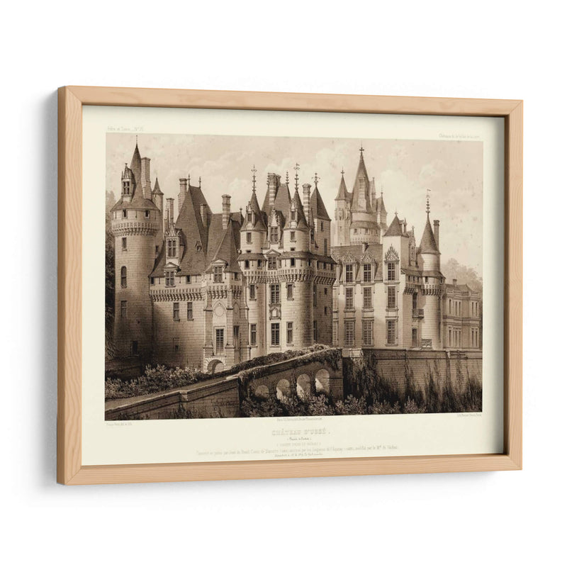 Petite Sepia II Chateaux - Victor Petit | Cuadro decorativo de Canvas Lab