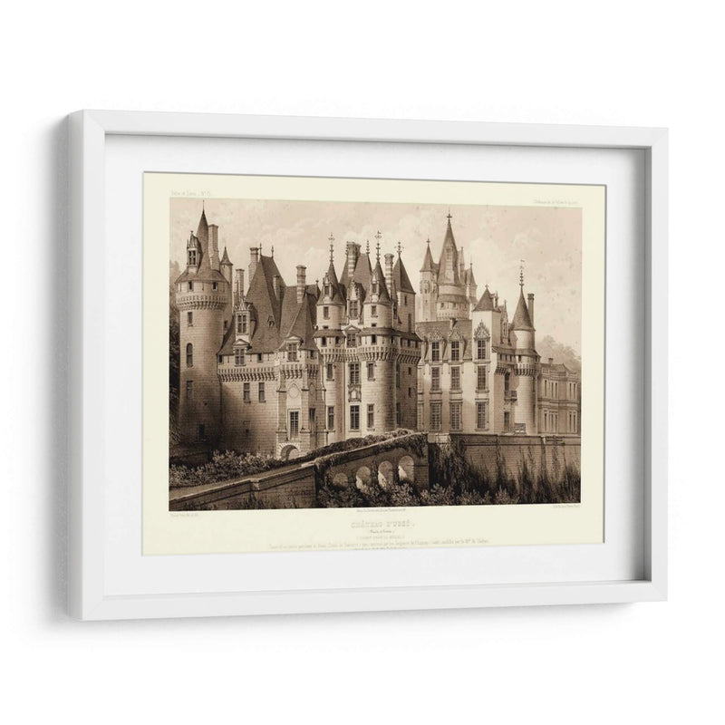 Petite Sepia II Chateaux - Victor Petit | Cuadro decorativo de Canvas Lab