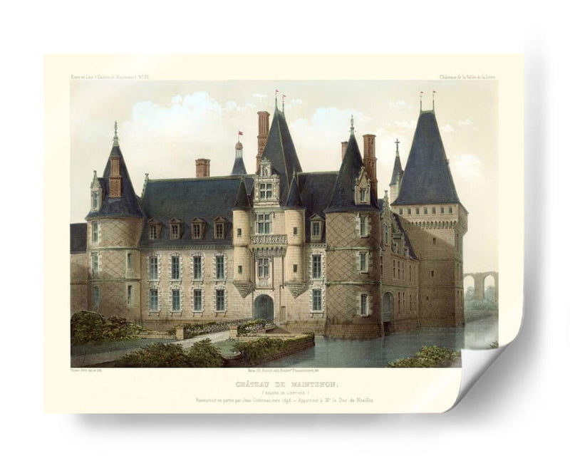 Petite Francés Chateaux II - Victor Petit | Cuadro decorativo de Canvas Lab