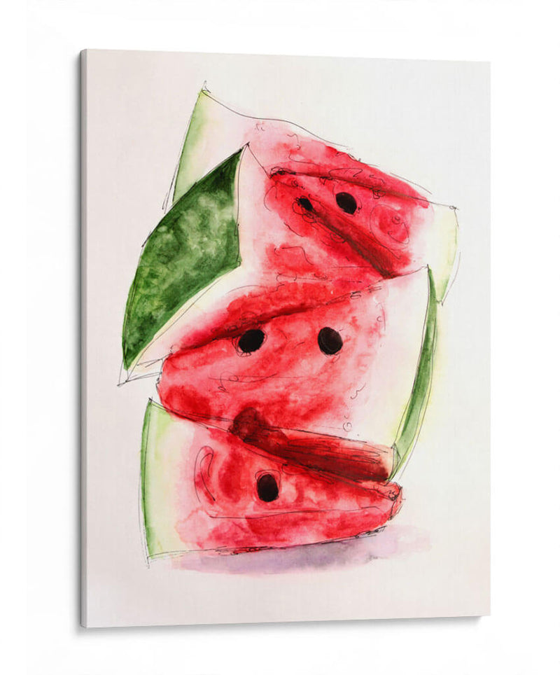 Sandías de acuarela | Cuadro decorativo de Canvas Lab
