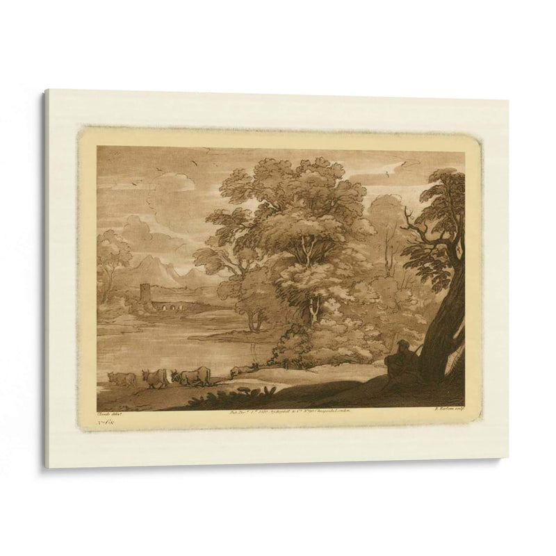 Paisaje Pastoral II - Claude Lorrain | Cuadro decorativo de Canvas Lab