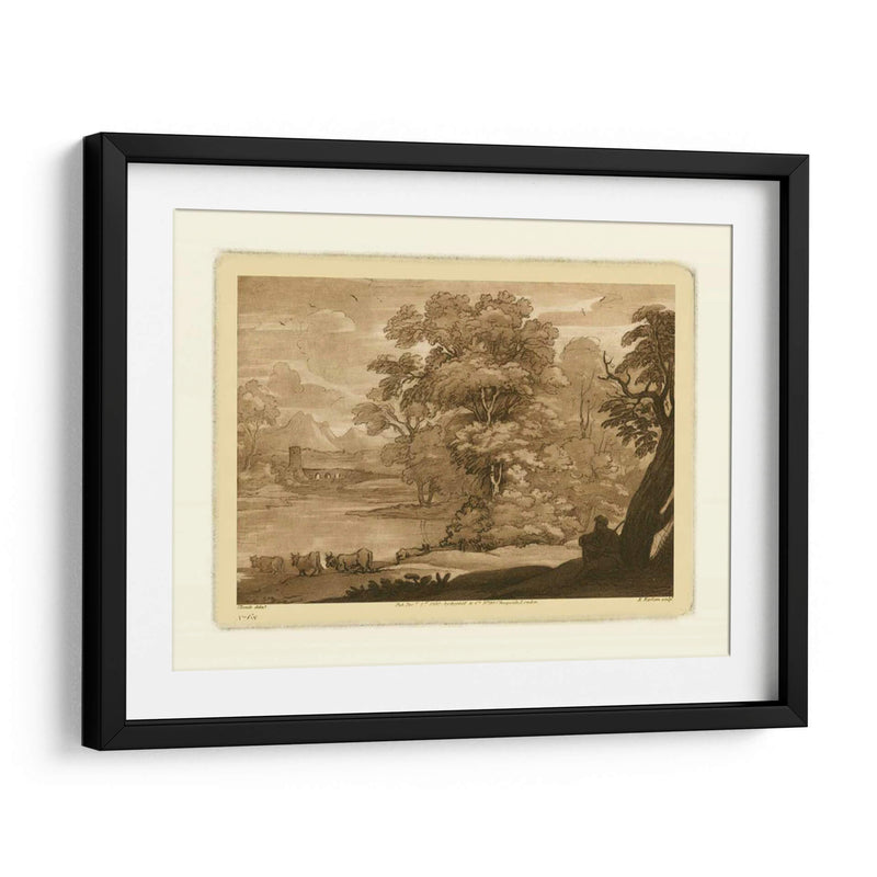 Paisaje Pastoral II - Claude Lorrain | Cuadro decorativo de Canvas Lab