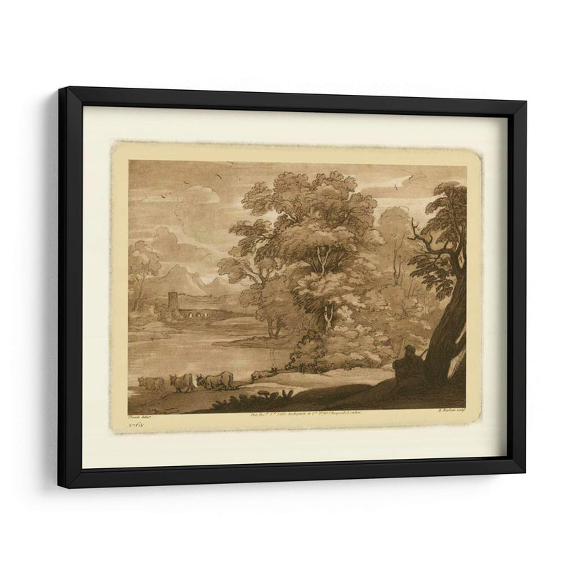 Paisaje Pastoral II - Claude Lorrain | Cuadro decorativo de Canvas Lab