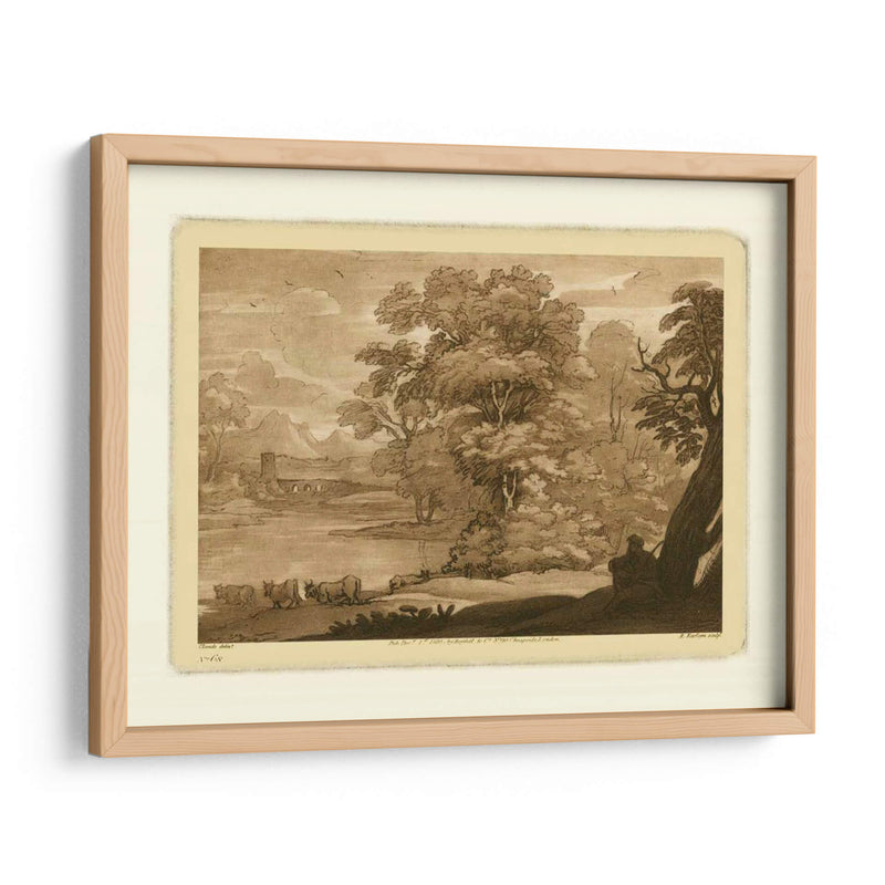 Paisaje Pastoral II - Claude Lorrain | Cuadro decorativo de Canvas Lab