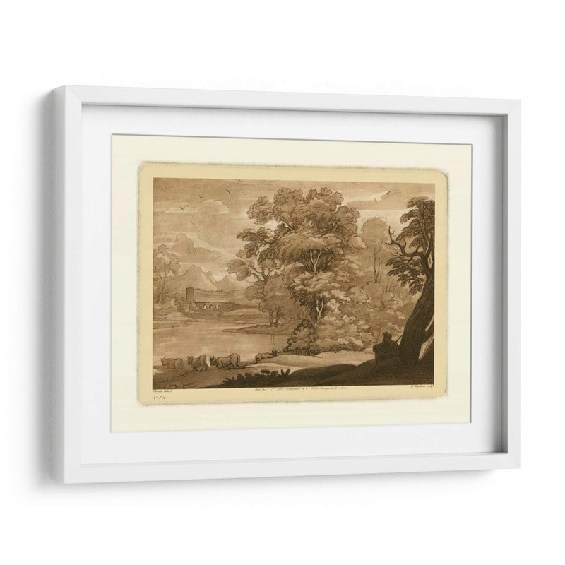 Paisaje Pastoral II - Claude Lorrain | Cuadro decorativo de Canvas Lab