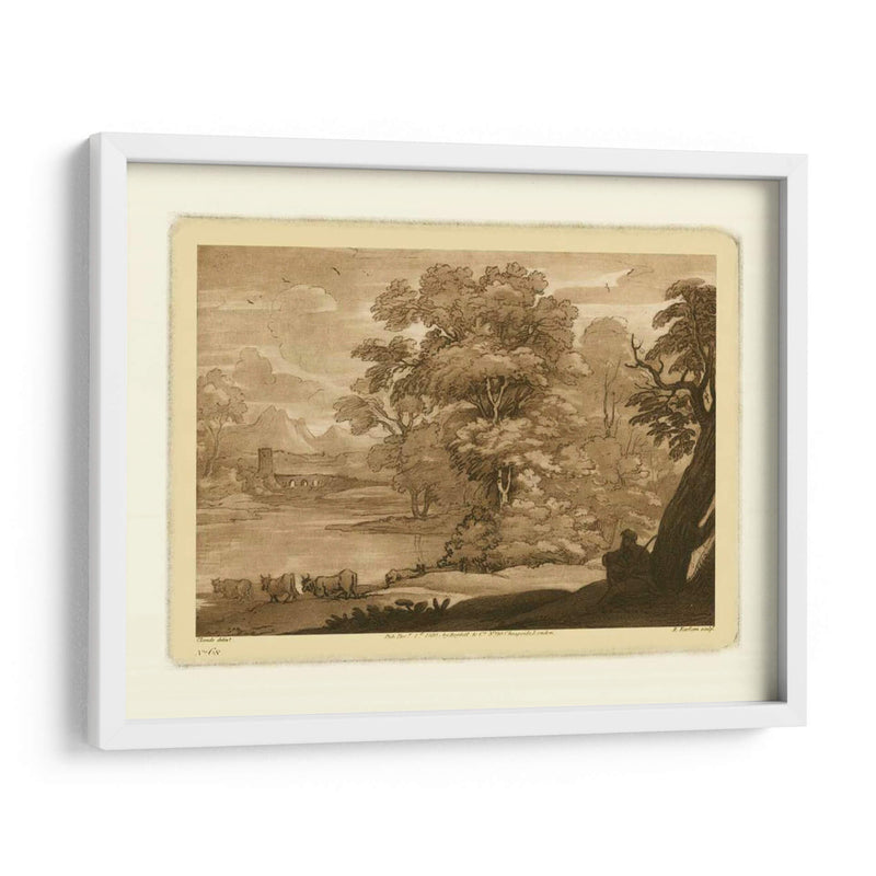 Paisaje Pastoral II - Claude Lorrain | Cuadro decorativo de Canvas Lab