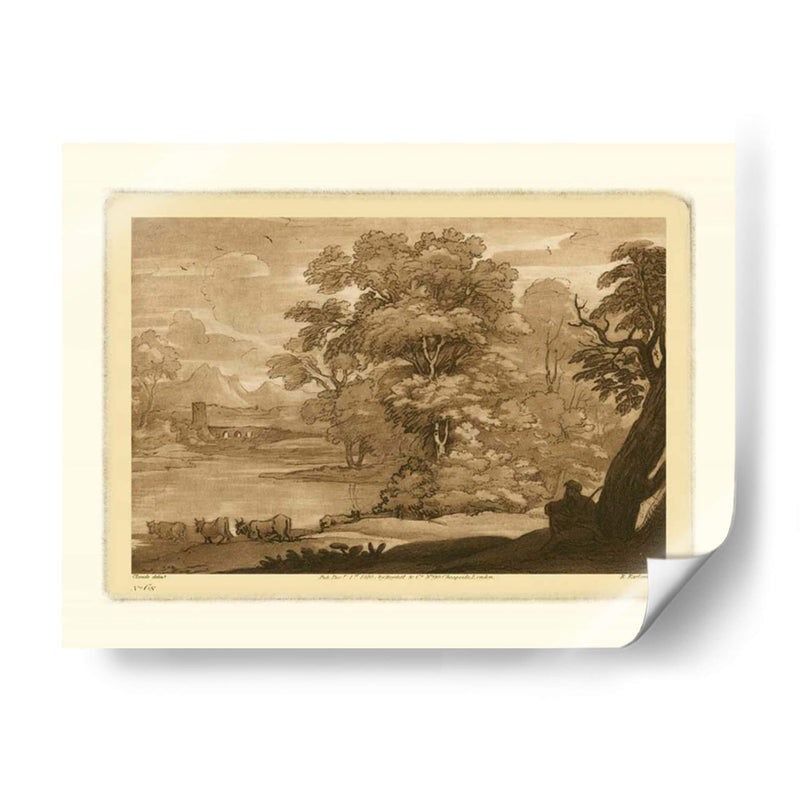 Paisaje Pastoral II - Claude Lorrain | Cuadro decorativo de Canvas Lab