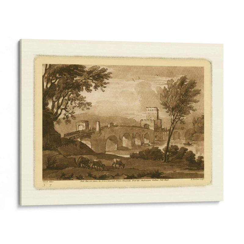 Paisaje Pastoral III - Claude Lorrain | Cuadro decorativo de Canvas Lab