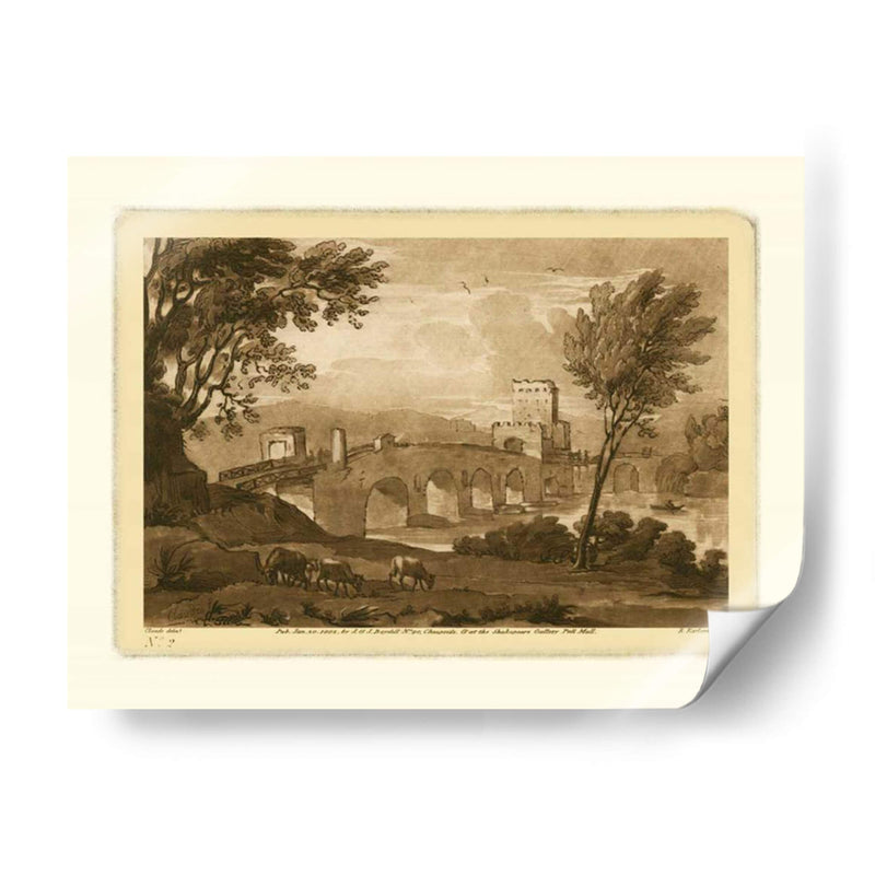 Paisaje Pastoral III - Claude Lorrain | Cuadro decorativo de Canvas Lab