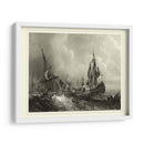 Barcos En El Mar II - Gudin | Cuadro decorativo de Canvas Lab