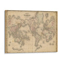 Johnsons Mapa Del Mundo - Johnson | Cuadro decorativo de Canvas Lab