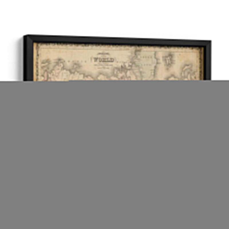 Johnsons Mapa Del Mundo - Johnson | Cuadro decorativo de Canvas Lab