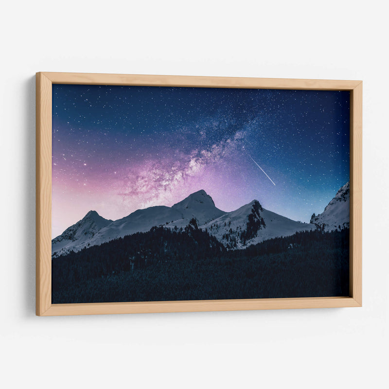 Sierra nevada bajo las estrellas | Cuadro decorativo de Canvas Lab