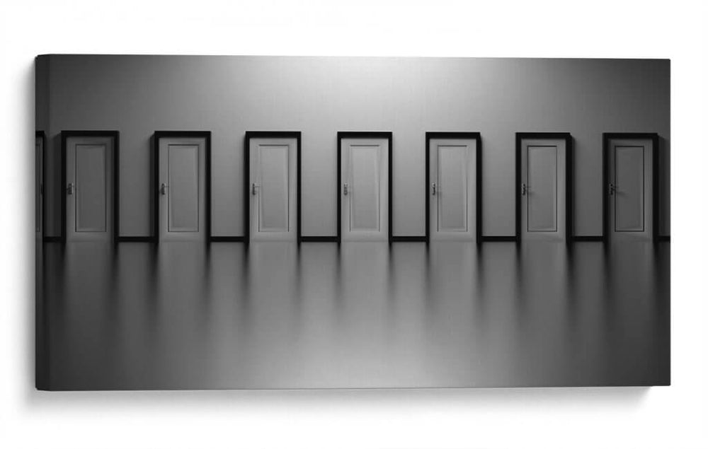Siete puertas | Cuadro decorativo de Canvas Lab