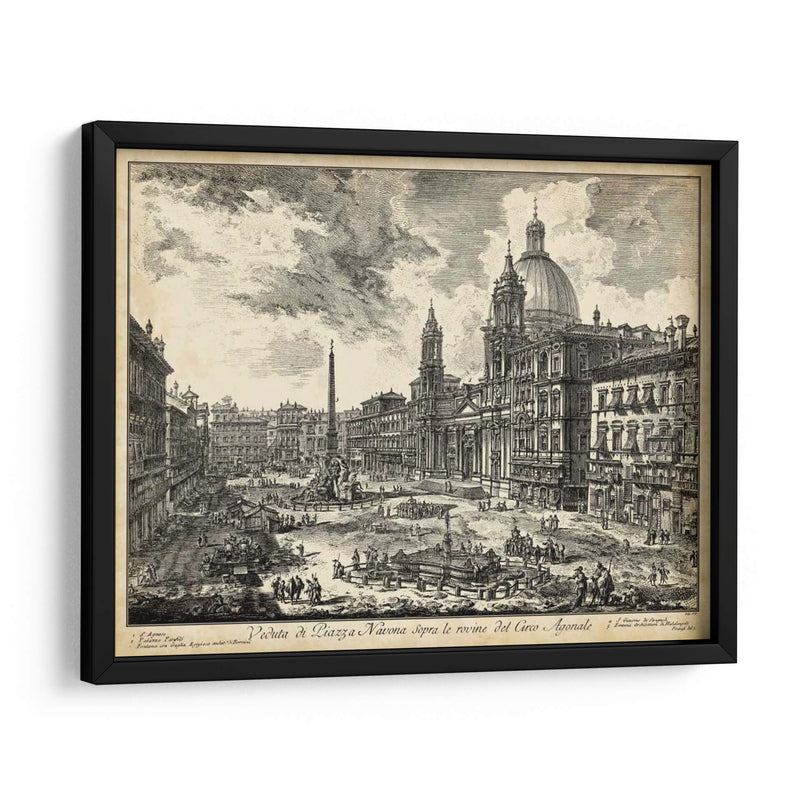 Veduta Di Piazza Navona - Piranesi | Cuadro decorativo de Canvas Lab