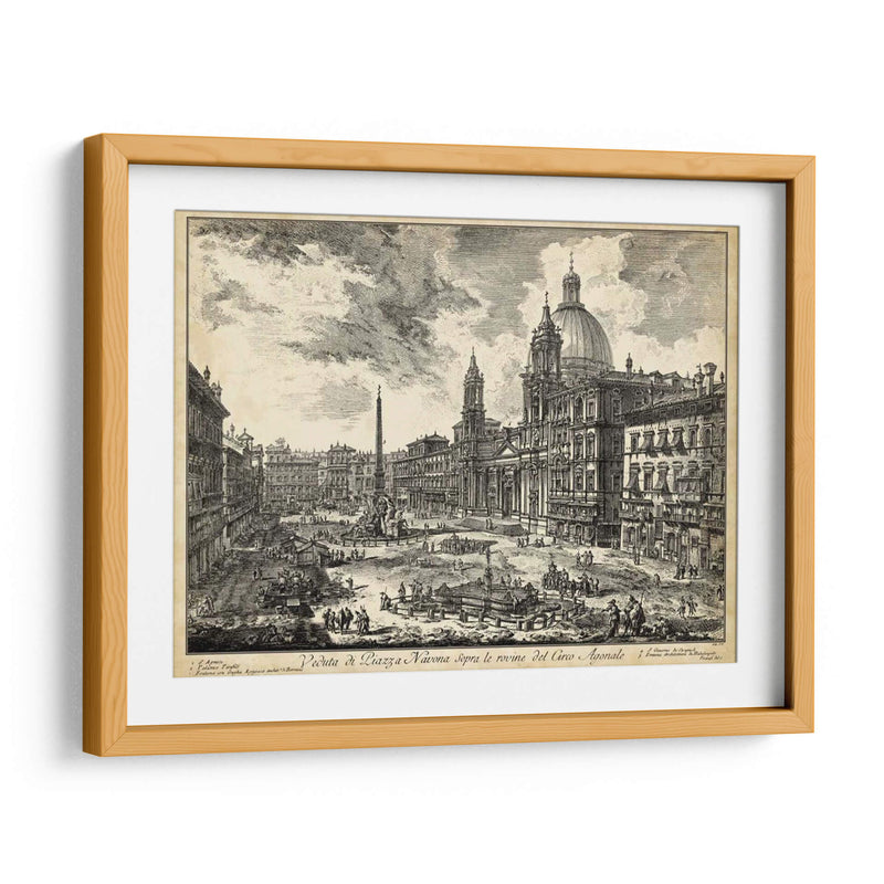 Veduta Di Piazza Navona - Piranesi | Cuadro decorativo de Canvas Lab