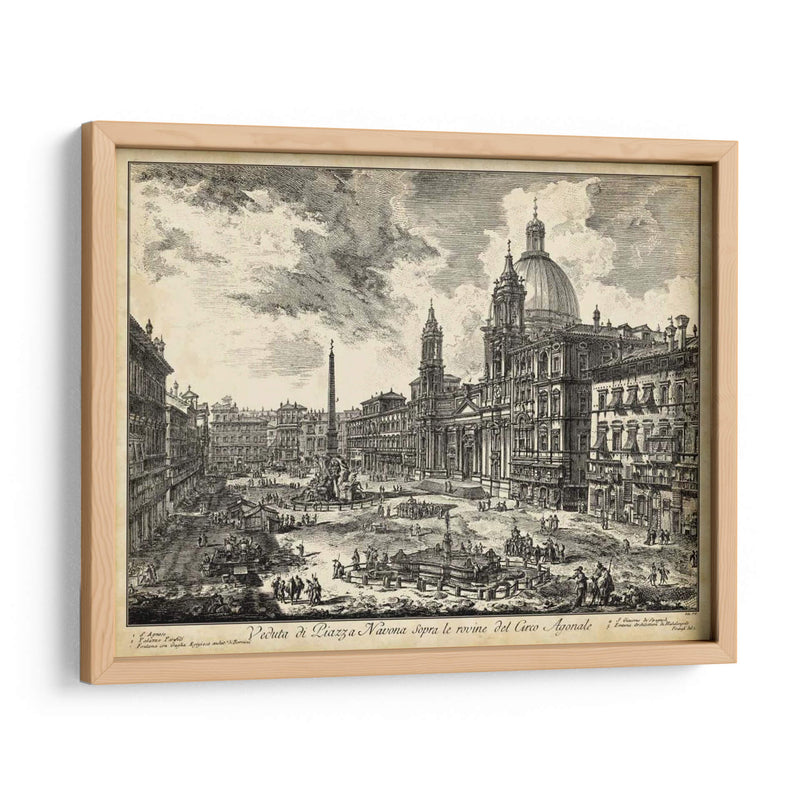 Veduta Di Piazza Navona - Piranesi | Cuadro decorativo de Canvas Lab