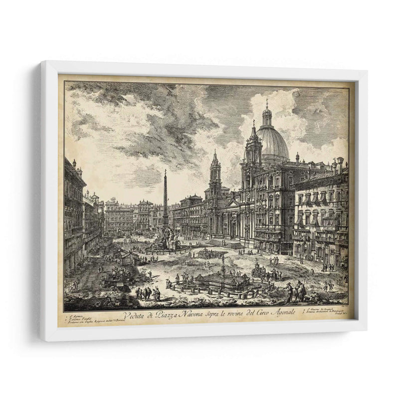 Veduta Di Piazza Navona - Piranesi | Cuadro decorativo de Canvas Lab