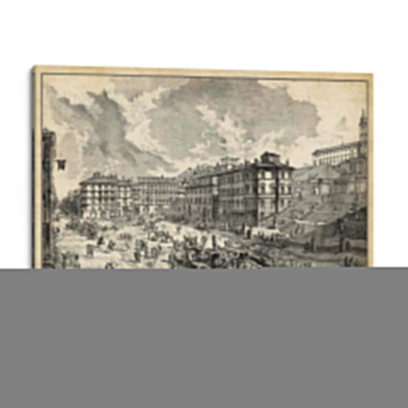 Veduta Di Plaza De España - Piranesi | Cuadro decorativo de Canvas Lab