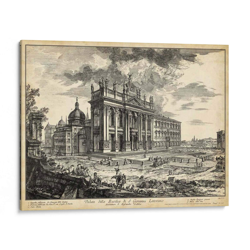 Veduta Basílica De San Giovanni Laterano - Piranesi | Cuadro decorativo de Canvas Lab