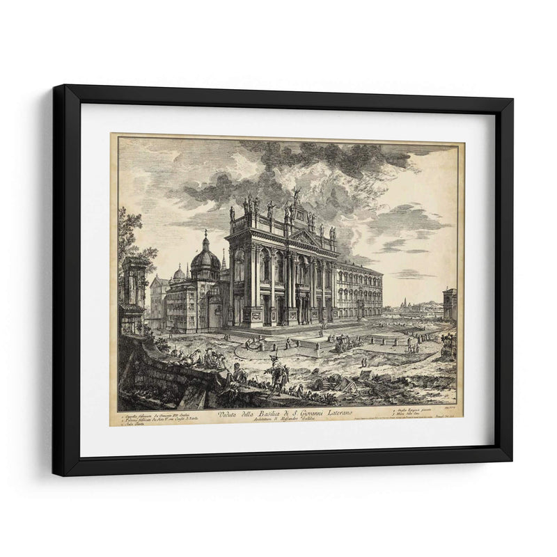 Veduta Basílica De San Giovanni Laterano - Piranesi | Cuadro decorativo de Canvas Lab