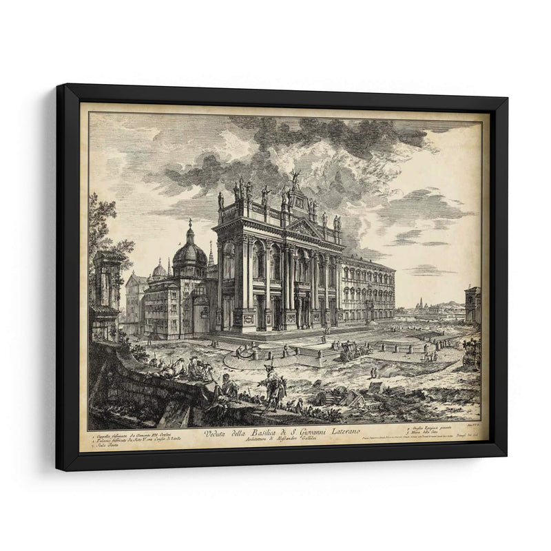 Veduta Basílica De San Giovanni Laterano - Piranesi | Cuadro decorativo de Canvas Lab