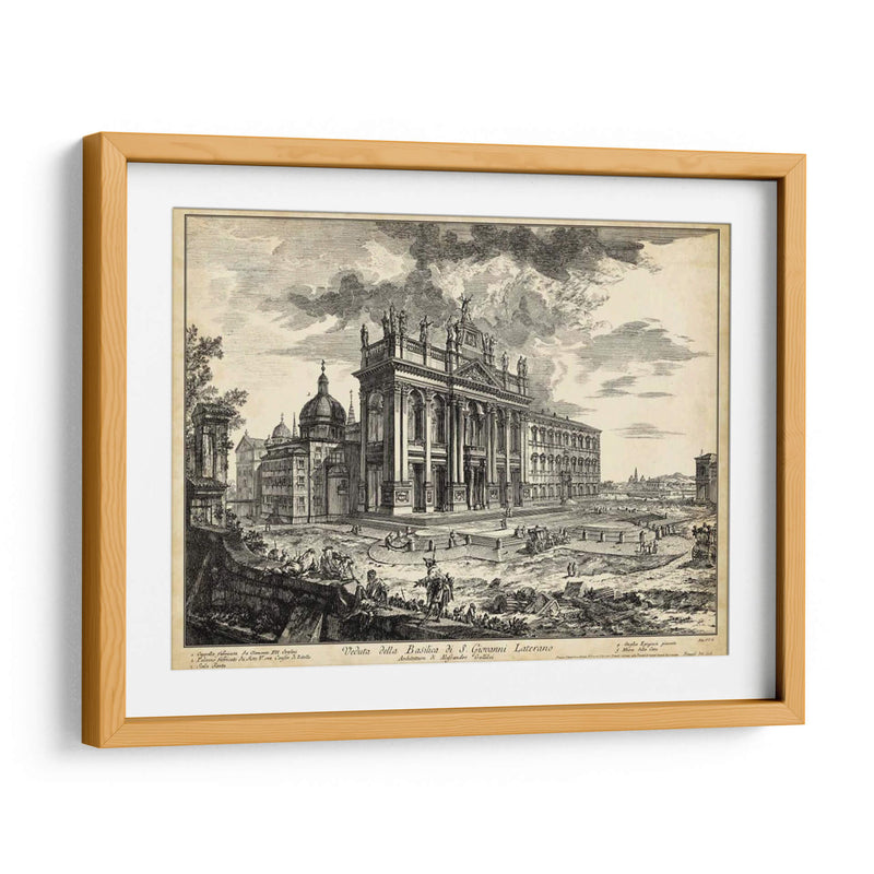 Veduta Basílica De San Giovanni Laterano - Piranesi | Cuadro decorativo de Canvas Lab