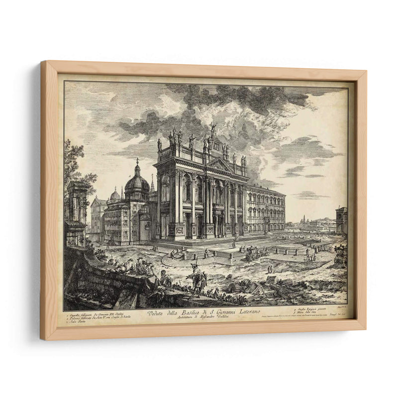 Veduta Basílica De San Giovanni Laterano - Piranesi | Cuadro decorativo de Canvas Lab