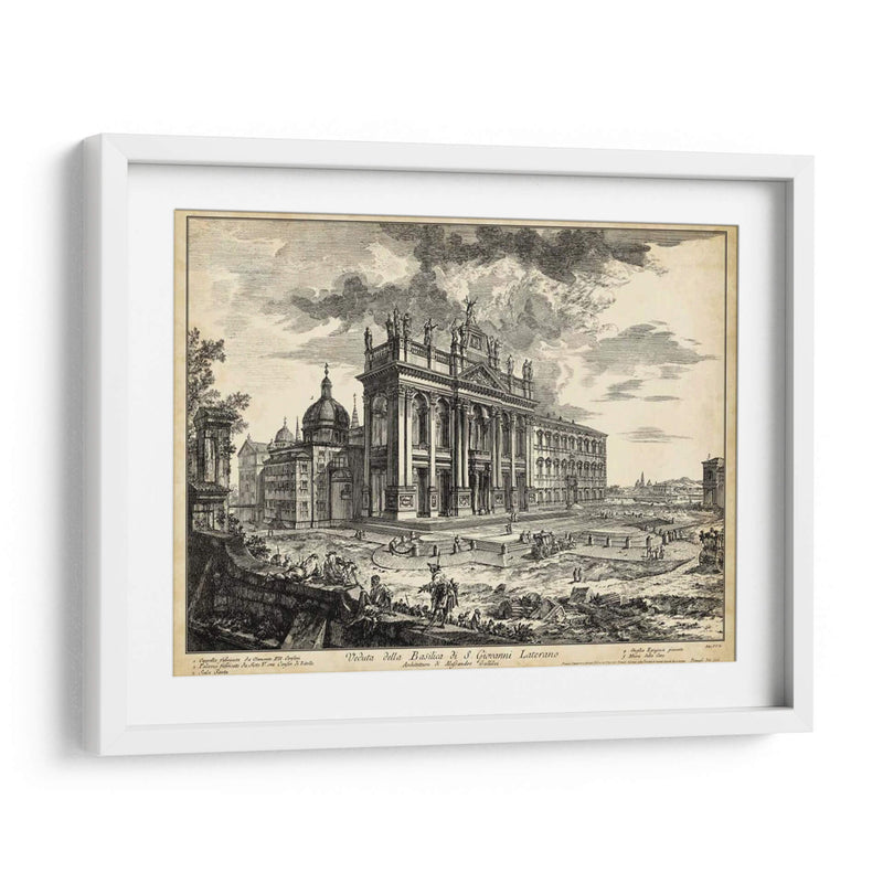 Veduta Basílica De San Giovanni Laterano - Piranesi | Cuadro decorativo de Canvas Lab