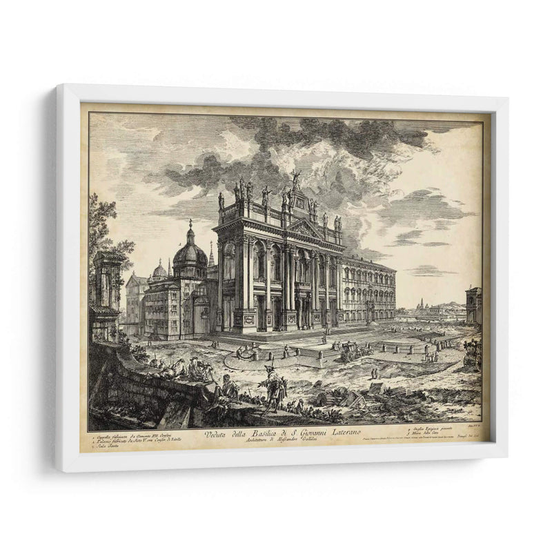 Veduta Basílica De San Giovanni Laterano - Piranesi | Cuadro decorativo de Canvas Lab