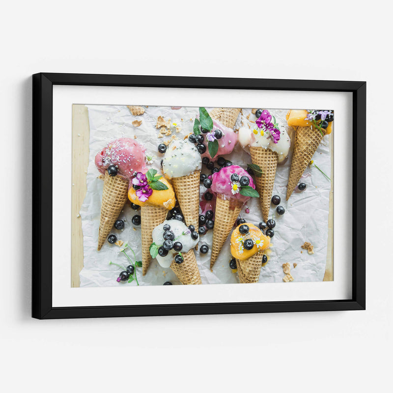 Sorbetes decorados | Cuadro decorativo de Canvas Lab