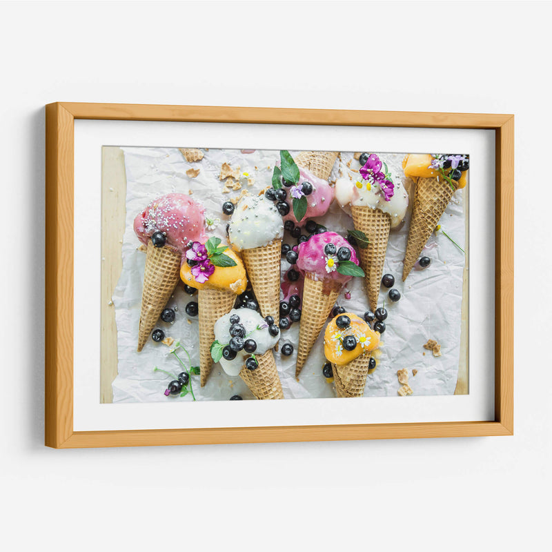 Sorbetes decorados | Cuadro decorativo de Canvas Lab