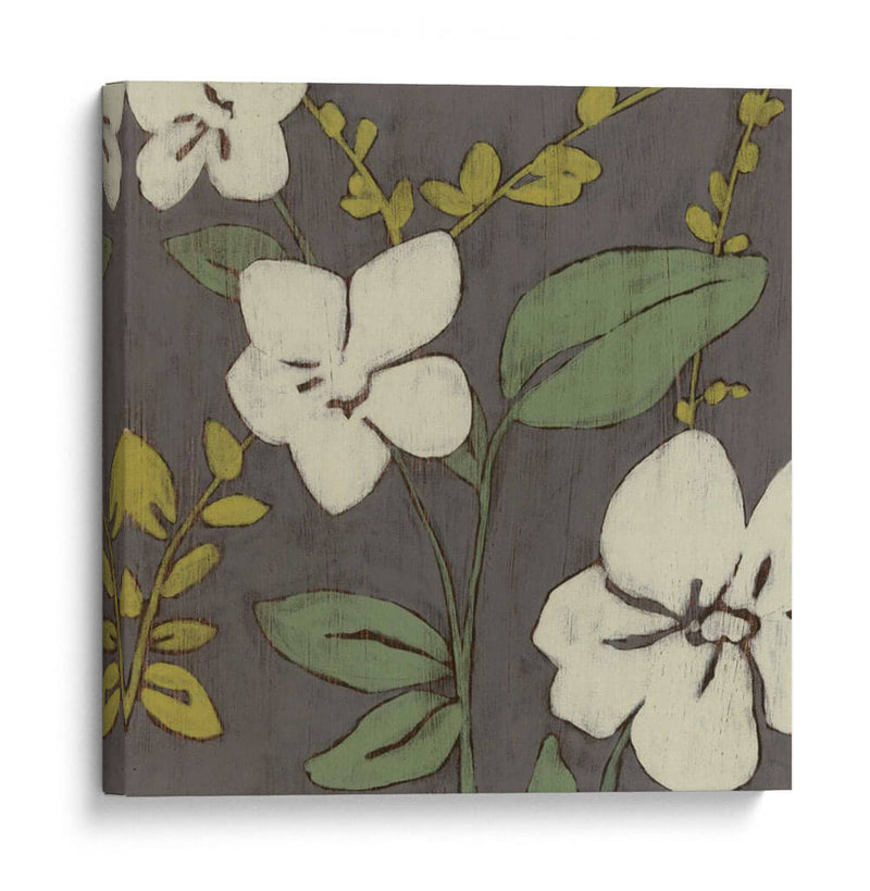 Crema Florals I - Jennifer Goldberger | Cuadro decorativo de Canvas Lab