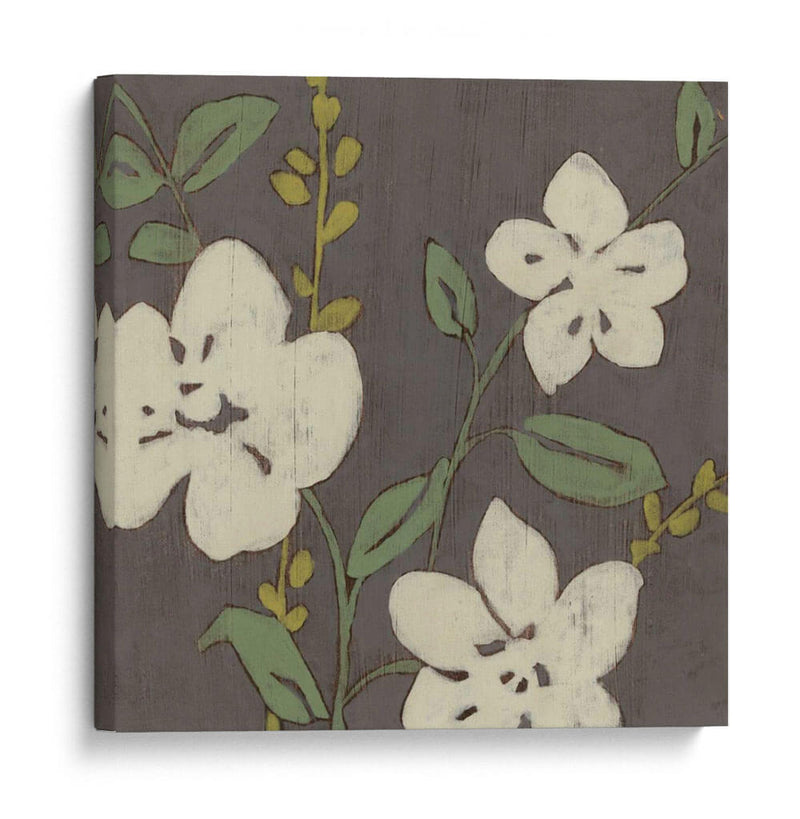 Crema Florals II - Jennifer Goldberger | Cuadro decorativo de Canvas Lab