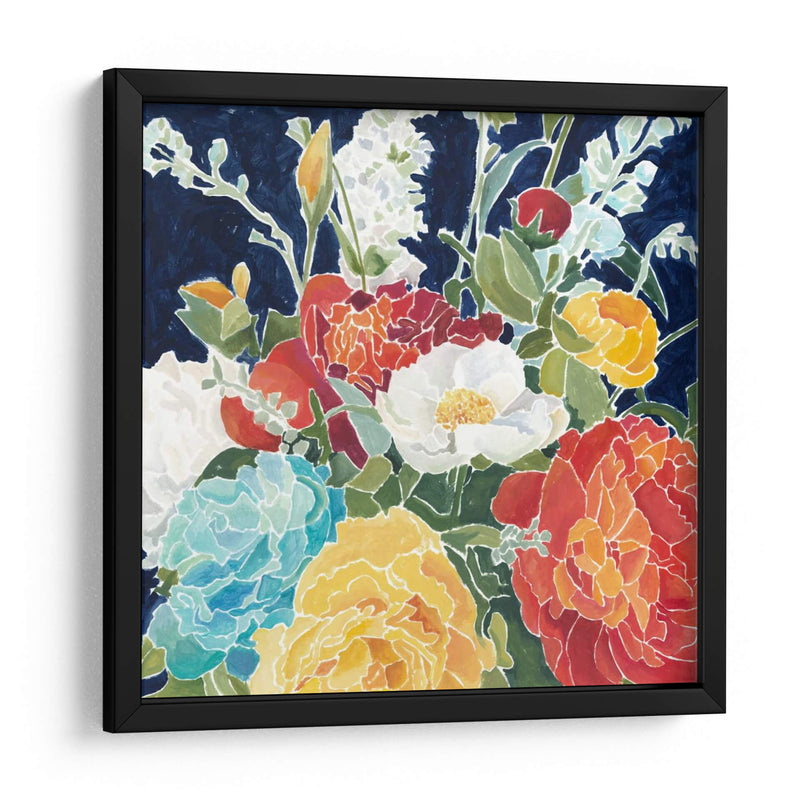 Medianoche Florals I - Megan Meagher | Cuadro decorativo de Canvas Lab