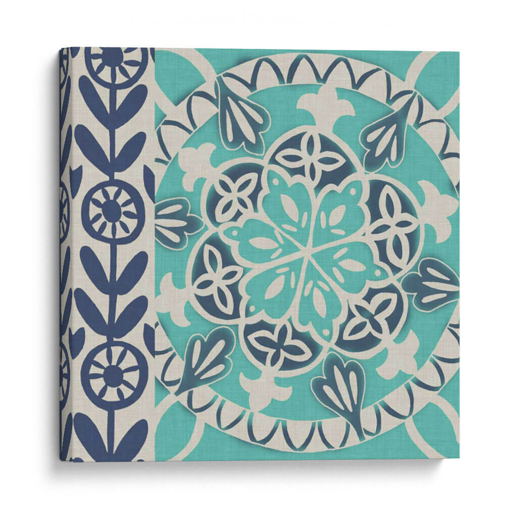 Batik Azul Azulejo I - Chariklia Zarris | Cuadro decorativo de Canvas Lab