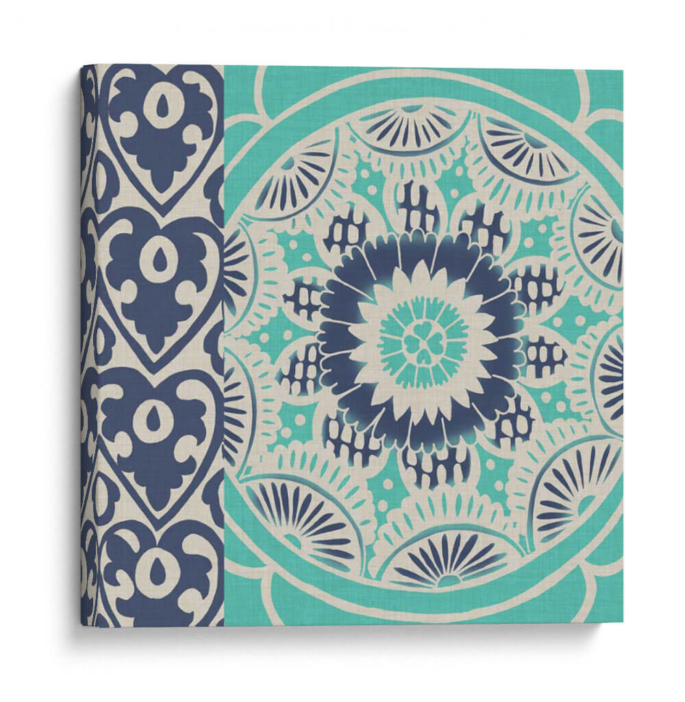 Batik Azul Azulejo III - Chariklia Zarris | Cuadro decorativo de Canvas Lab