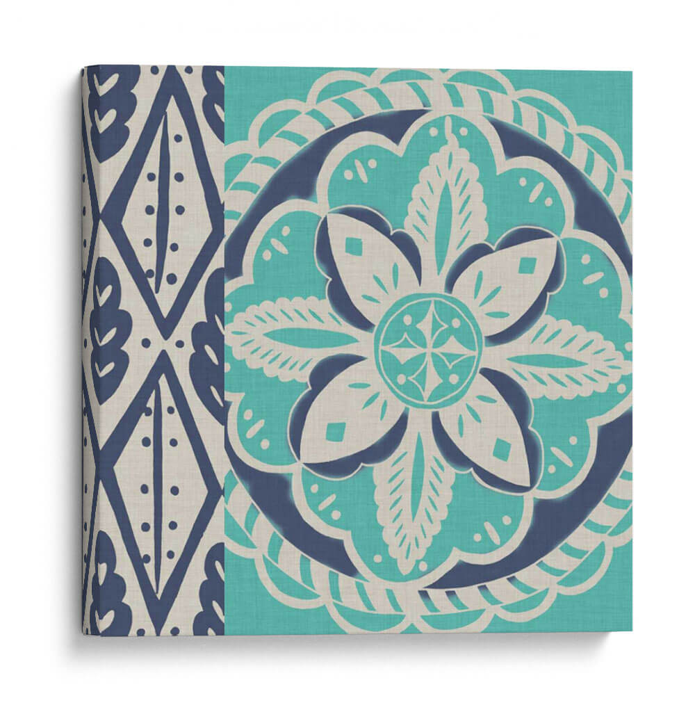 Batik Azul Azulejo IV - Chariklia Zarris | Cuadro decorativo de Canvas Lab