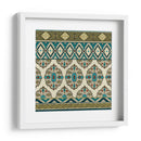 Turquesa Textiles I - June Erica Vess | Cuadro decorativo de Canvas Lab