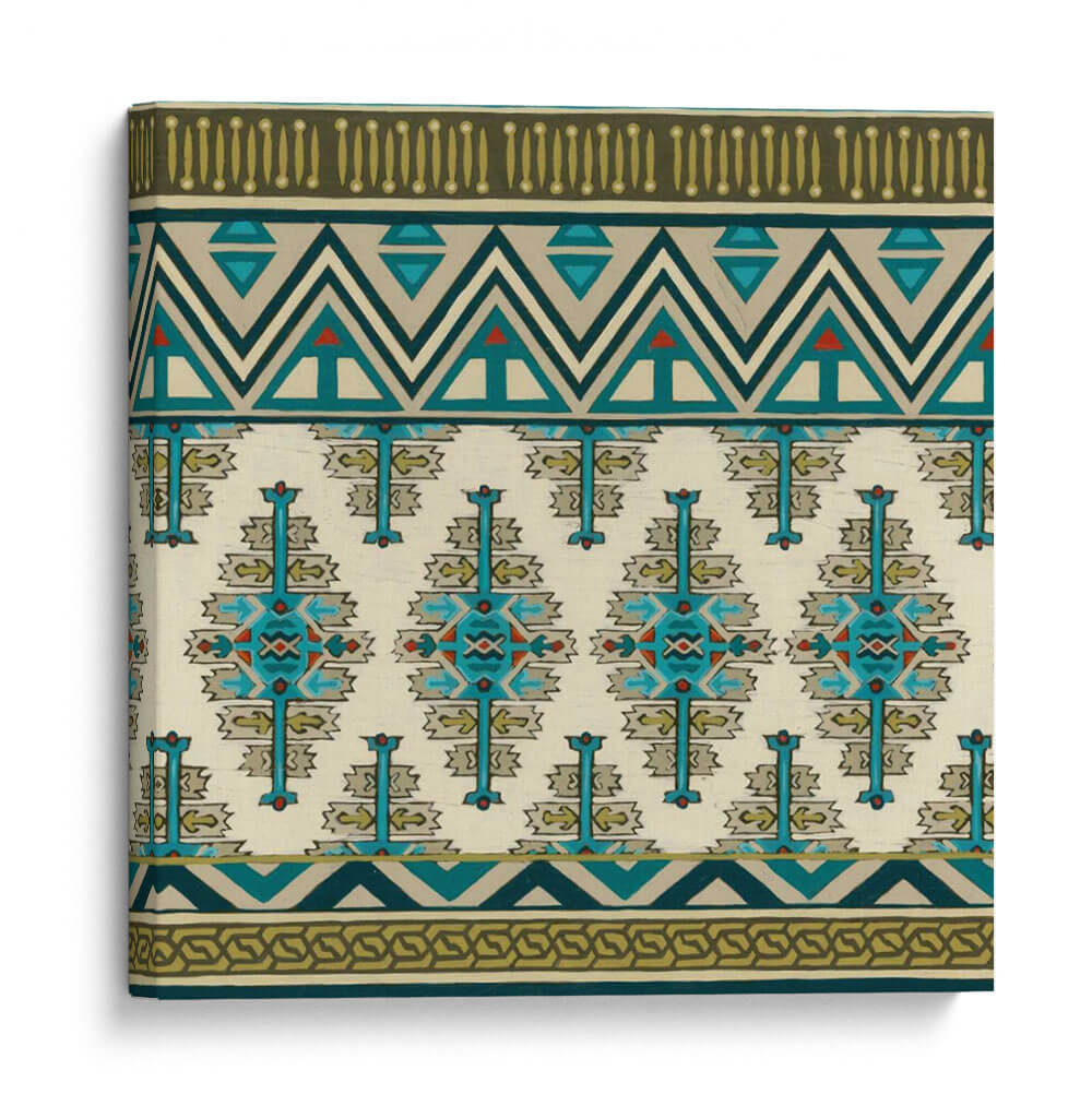 Turquesa Textiles II - June Erica Vess | Cuadro decorativo de Canvas Lab
