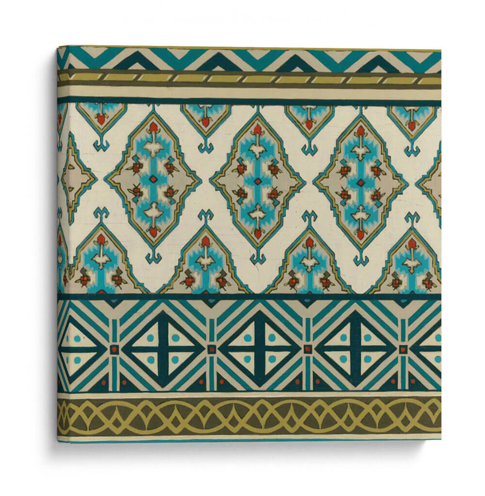 Turquoise Textile III - June Erica Vess | Cuadro decorativo de Canvas Lab