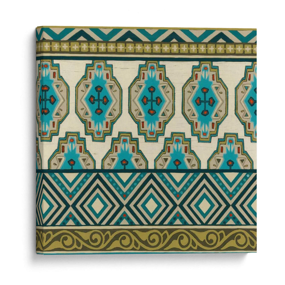 Turquesa Textiles IV - June Erica Vess | Cuadro decorativo de Canvas Lab