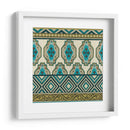 Turquesa Textiles IV - June Erica Vess | Cuadro decorativo de Canvas Lab