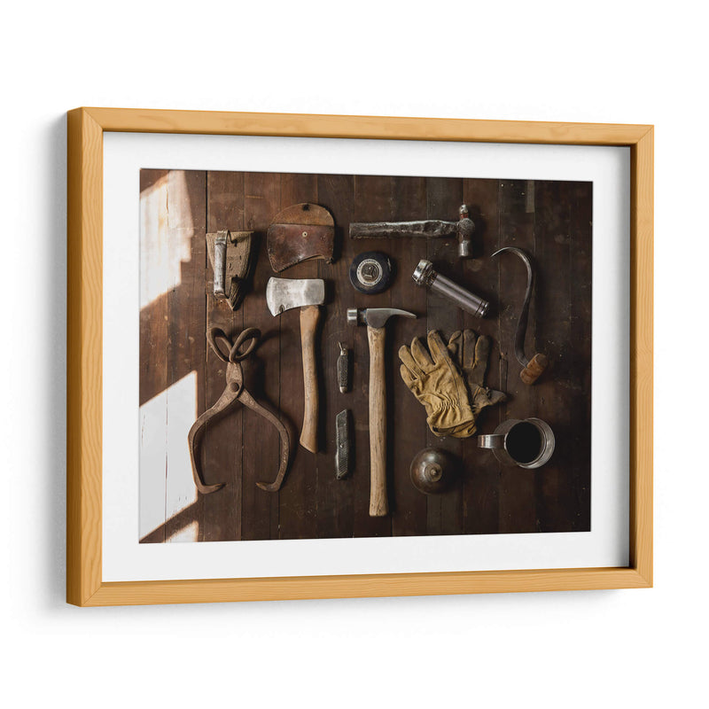 Sus herramientas | Cuadro decorativo de Canvas Lab