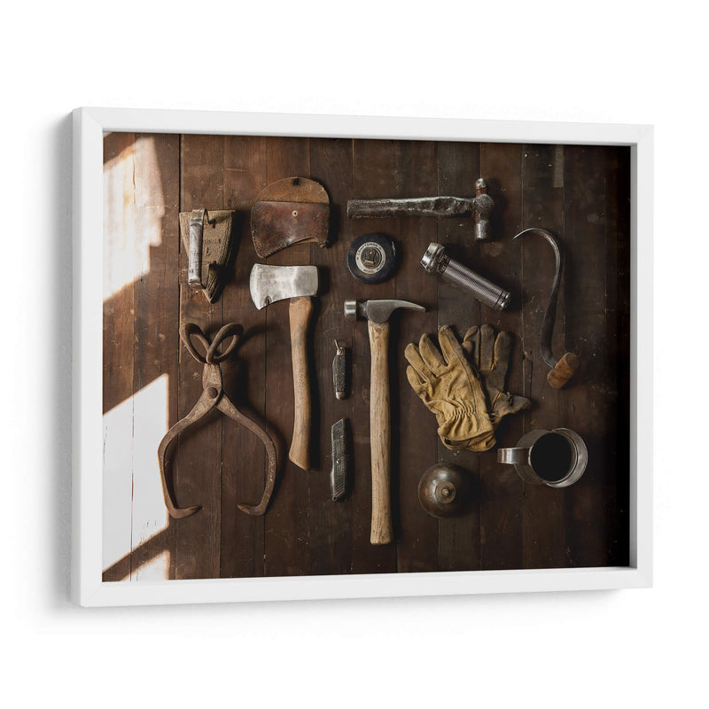 Sus herramientas | Cuadro decorativo de Canvas Lab