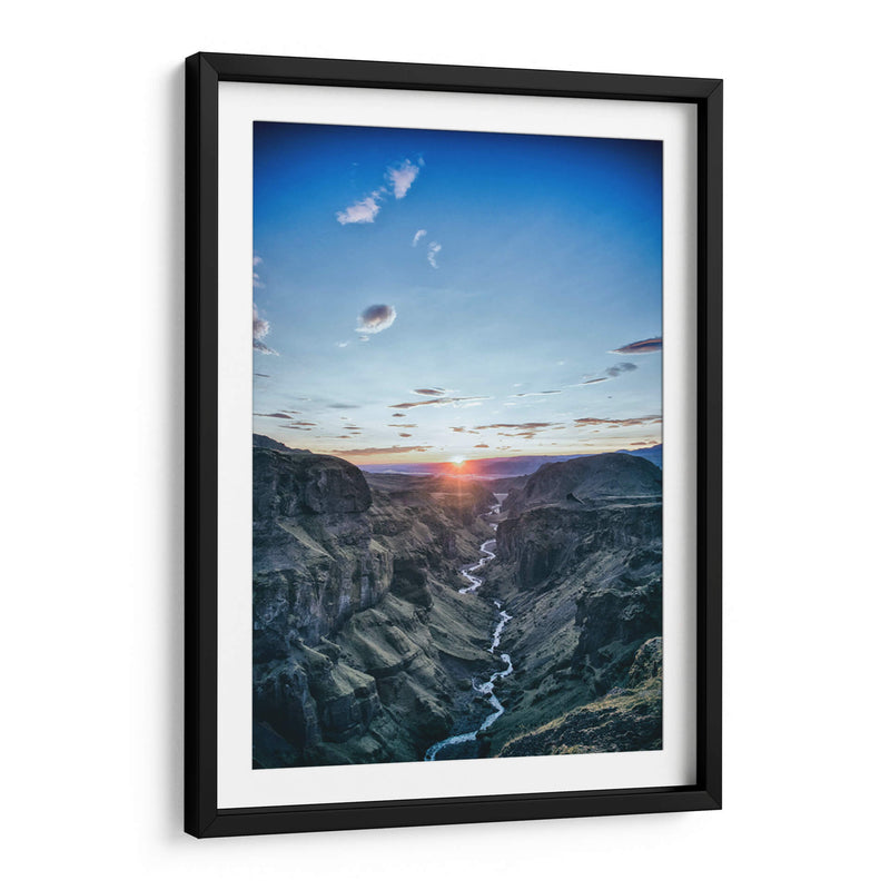 El río y el sol | Cuadro decorativo de Canvas Lab