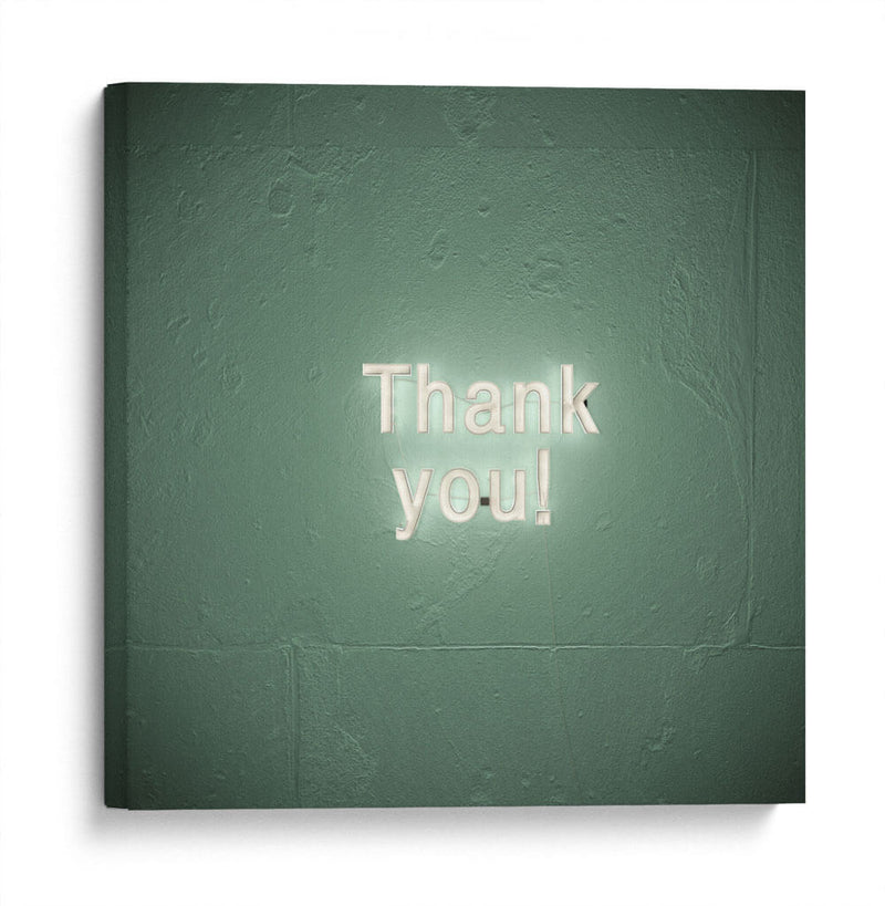 Thank you | Cuadro decorativo de Canvas Lab